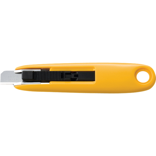 Compact Self-Retracting Safety Knife, 11 mm, Carbon Steel, Plastic Handle Equipment World