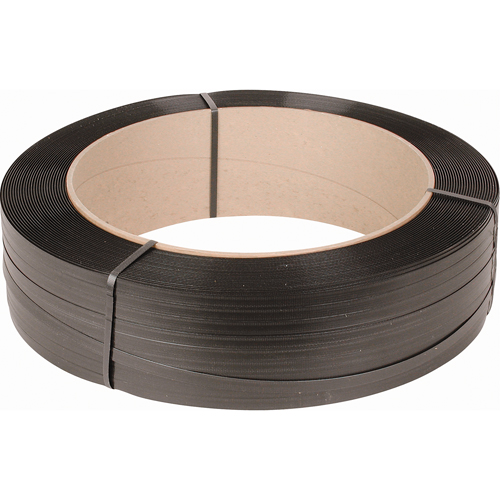 Strapping, Polypropylene, 1/2" W x 7200' L, Black, Machine Grade Equipment World