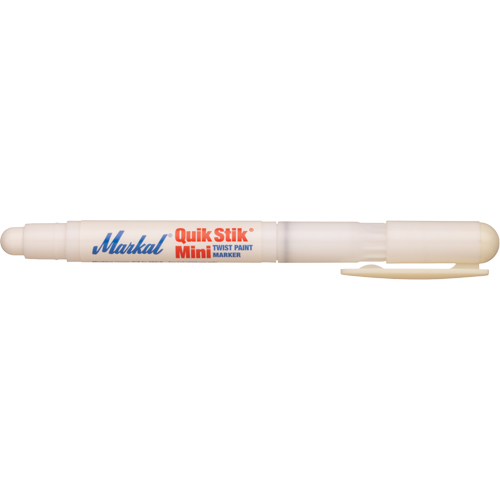 Quik Stik&reg; Mini Paint Marker, Solid Stick, White Equipment World