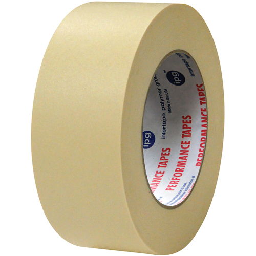 High Temp Premium Paper Masking Tapes, 48 mm (2") x 55 m (180'), Beige Equipment World