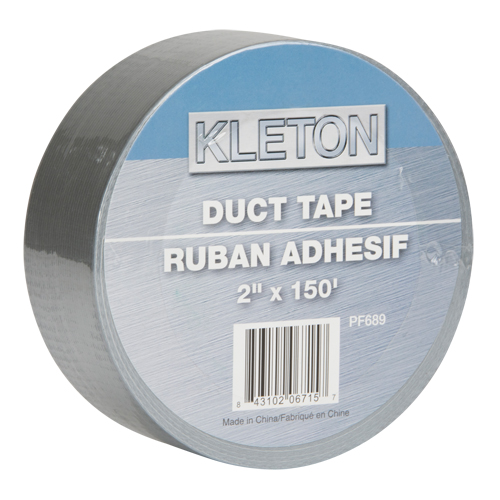 Utility Grade Duct Tape, 6 mils, Silver, 50 mm (2") x 45 m (148') Equipment World