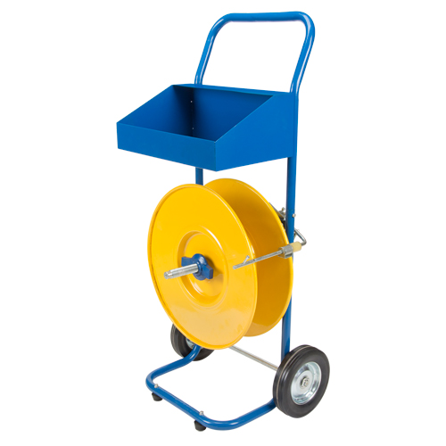 Strapping Dispenser, Polyester/Polypropylene Straps, 8" Core Dia., 8" Roll Width Equipment World