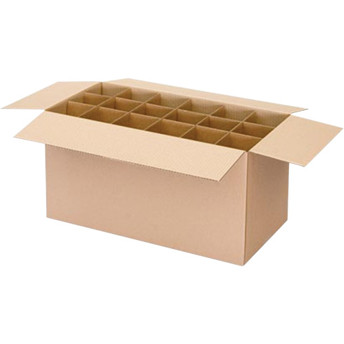 Aerosol Can Shipper Box, 12-1/4" L x 9-3/16" W x 10-5/16" H, Flute C Equipment World