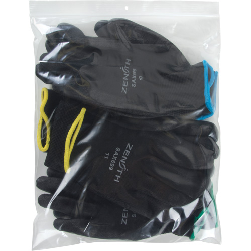 Poly Bags, Reclosable, 12" x 10", 2 mils Equipment World