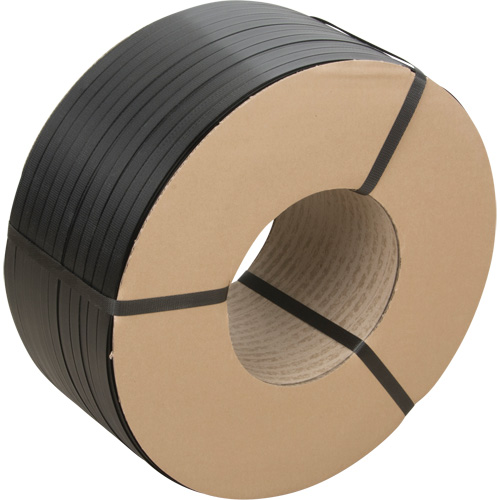 Strapping, Polypropylene, 5/8" W x 6000' L, Black, Manual Grade Equipment World