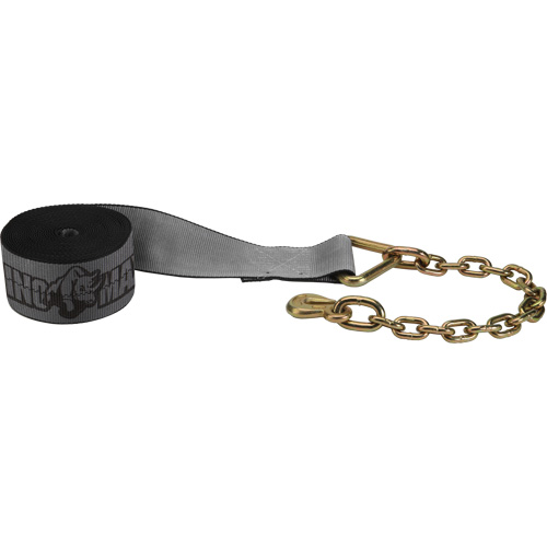 Winch Strap with Chain Anchor Equipment World
