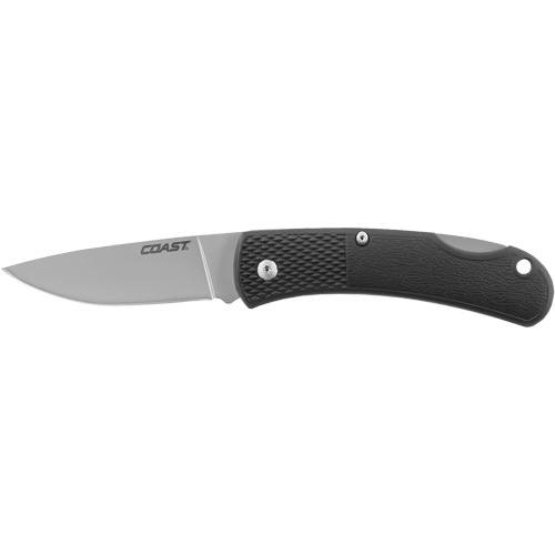 Folding Utility Knife, 2-1/2" Blade, Stainless Steel Blade, Cushion Handle Equipment World