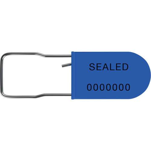 UniPad S Security Seals, 1-1/2", Metal/Plastic, Padlock Equipment World