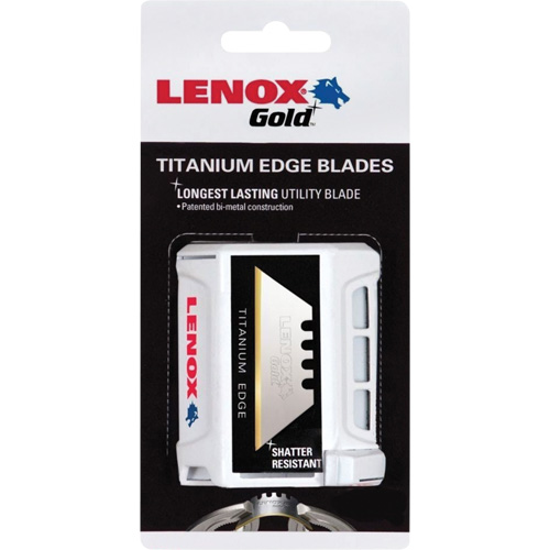 Lenox Gold&reg; Utility Knife Blades, Single Style Equipment World