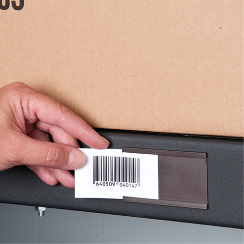 Card Holder, Magnetic, 600" L x 2" W Equipment World