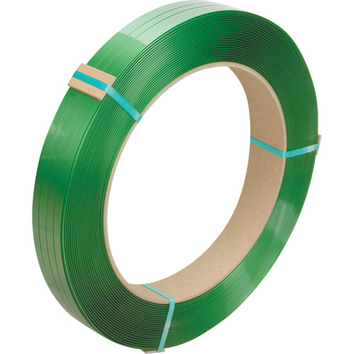 Strapping, Polyester, 1/2" W x 3380' L, Green, Manual Grade Equipment World