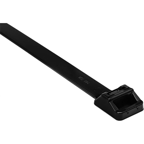 Heavy-Duty Cable Ties, 20" Long, 250 lbs. Tensile Strength, Black Equipment World
