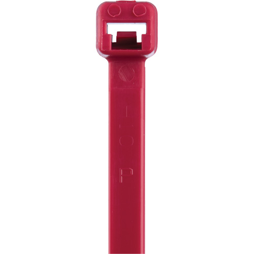 T Series Cable Ties, 8" Long, 50 lbs. Tensile Strength, Red Equipment World