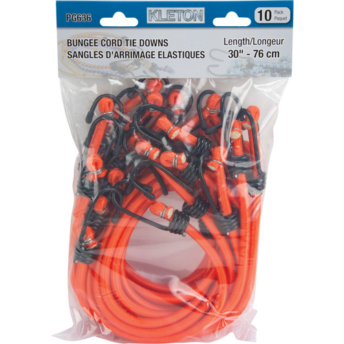 Bungee Cord Tie Downs, 30" Equipment World