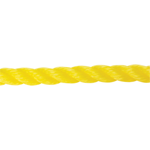 Corde jaune tress&eacute;e 5/8", Polypropyl&egrave;ne, 200' Equipment World