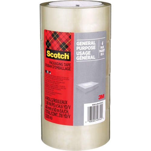 Scotch&reg; Shipping Packaging Tape 175G, 48 mm (2") x 50 m (164') Equipment World
