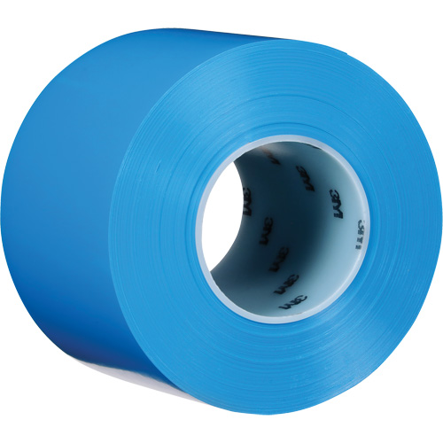 Durable Floor Marking Tape 971, 4" x 108', Vinyl, Blue Equipment World