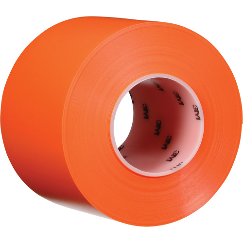 Ruban de marquage de planchers durable 971, 4" x 108', Vinyle, Orange Equipment World