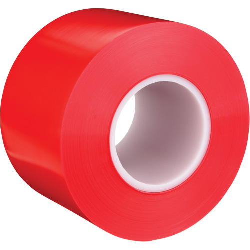 Durable Floor Marking Tape 971, 4" x 108', Vinyl, Red Equipment World