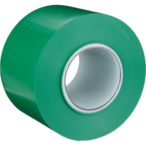Ruban de marquage de planchers durable 971, 4" x 108', Vinyle, Vert Equipment World
