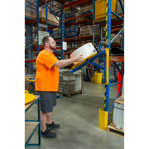 Strapping Dispenser, Polyester/Steel/Polypropylene Straps, 16"/8" Core Dia., 3"/8"/6" Roll Width Equipment World