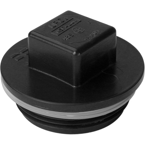 Threaded Plug, Cleanout, 1-1/4" Dia., Plastic Equipment World