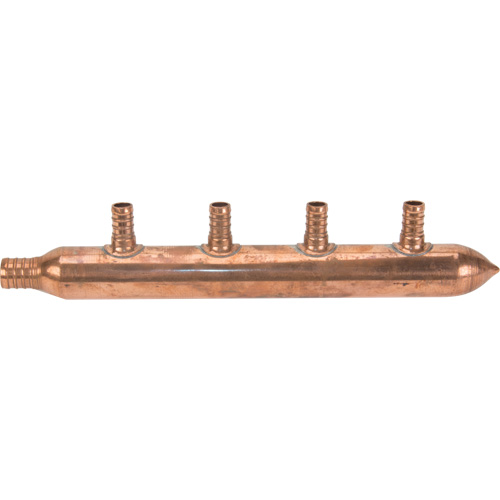 Four Branch Manifold, 3/4" Dia., Copper Equipment World
