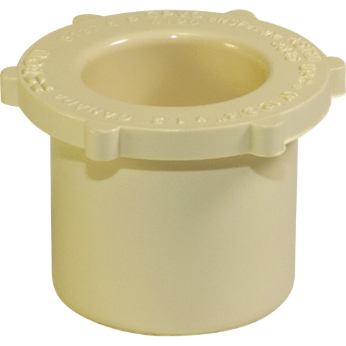 Flowguard Gold&reg; Pipe Bushing, 3/4" x 1/2", Spigot x Hub, CPVC Equipment World
