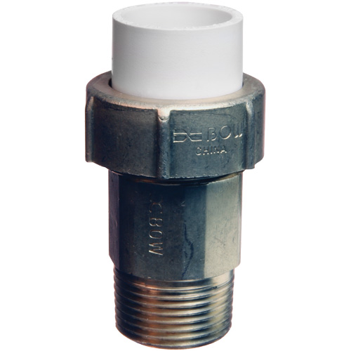 Pipe Union, 3/4", Brass/CPVC Equipment World