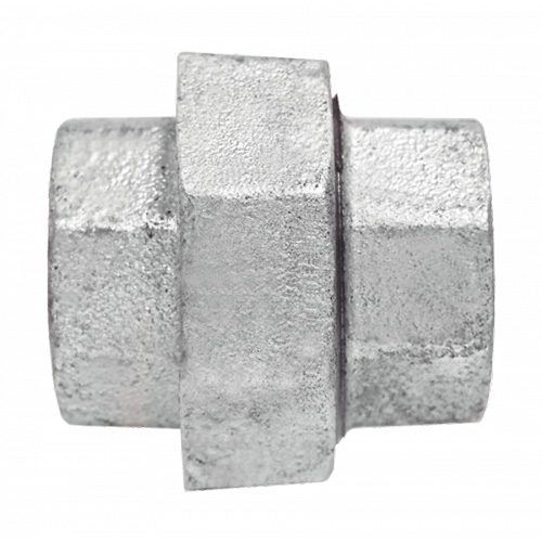 Union Pipe Fitting, 1/8", Galvanized Iron, FPT Equipment World
