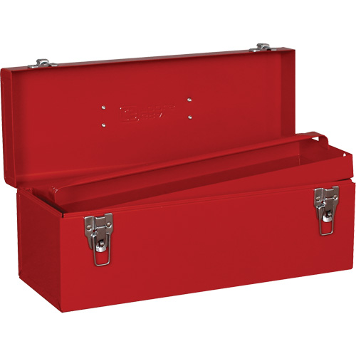Tool Box, 7-1/8" D x 19" W x 7-1/2" H, Red Equipment World