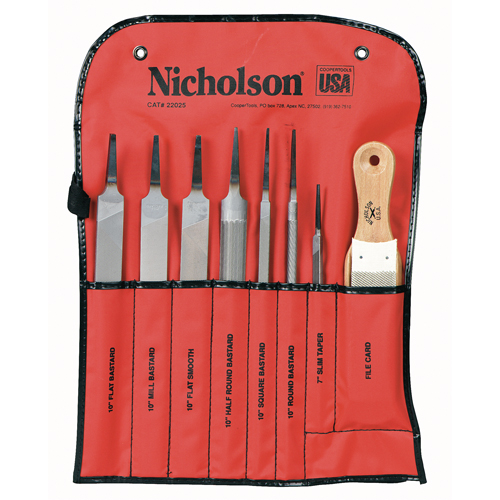8-Piece Machinist File Set, 8 Pcs Equipment World