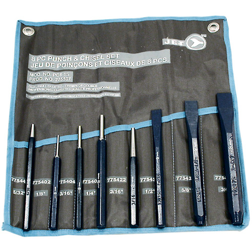 Punch & Chisel Set, 8 Pieces Equipment World