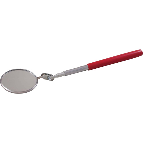 Inspection Mirror, Circular, 2-1/4" L x 2-1/4" W, Telescopic Equipment World