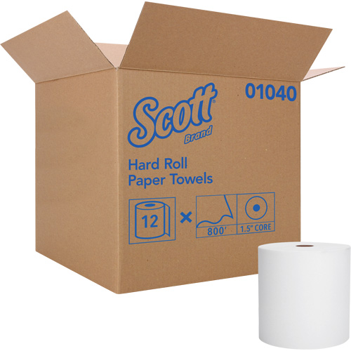Scott&reg; Essential Hard Roll Towels, 1 Ply, Standard, 800' L Equipment World