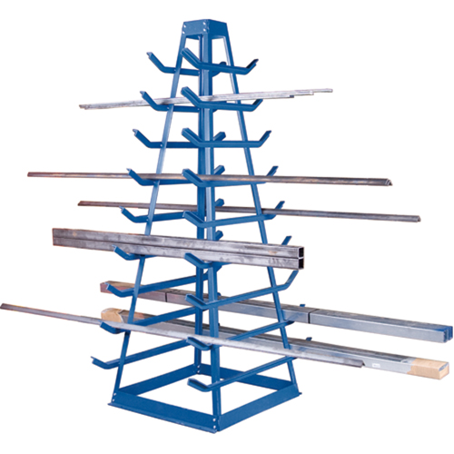 Bar Storage Racks - Horizontal Bar Racks, Horizontal, 9 Levels, 18" W x 40" D x 84" H, 1800 lbs. Cap. Equipment World