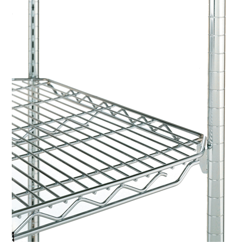 Qwikslot Adjustable Shelving Unit, 4 Tiers, 48" W x 54" H x 24" D Equipment World