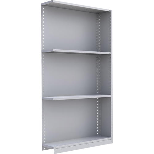 Interlok Shelving Unit, Steel, Boltless, 450 lbs. Capacity, 48" W x 88" H x 24" D Equipment World