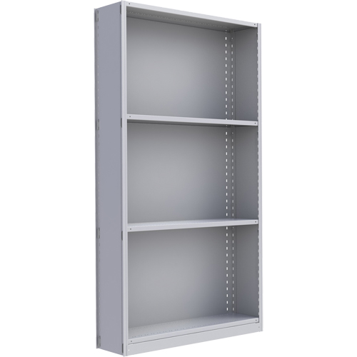 Interlok Shelving Unit, Steel, Boltless, 450 lbs. Capacity, 48" W x 88" H x 24" D Equipment World