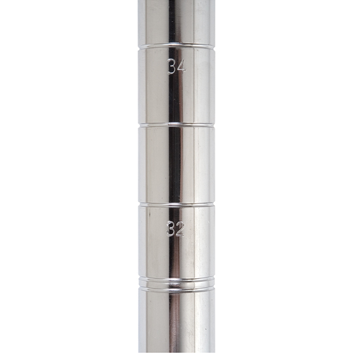 Standard-Duty Chromate Wire Shelving Post, 63" H Equipment World