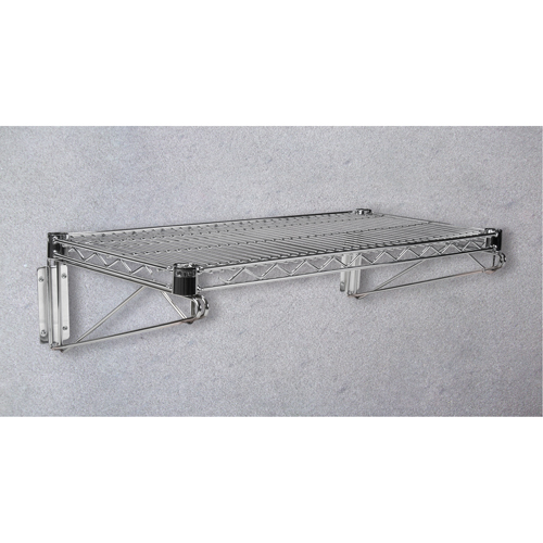 Direct Wall Mount for Chromate Wire Shelving Equipment World
