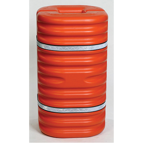 Column Protector, 6" Inside Opening, 24" L x 24" W x 42" H, Orange Equipment World