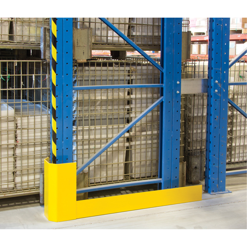 Racking Aisle Protectors, 3" W x 50" L x 16" H, Safety Yellow Equipment World
