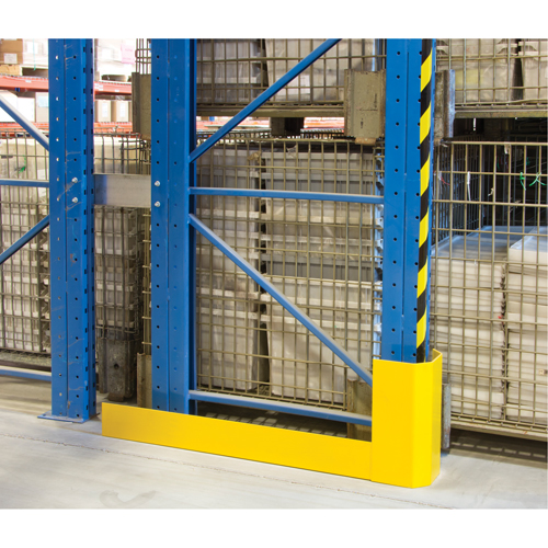 Racking Aisle Protectors, 3" W x 50" L x 16" H, Safety Yellow Equipment World