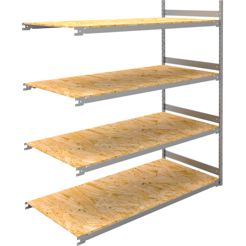 Wide Span Record Storage Shelving, Steel, 4 Shelves, 72" W x 32" D x 84" H, Add-On Kit Equipment World