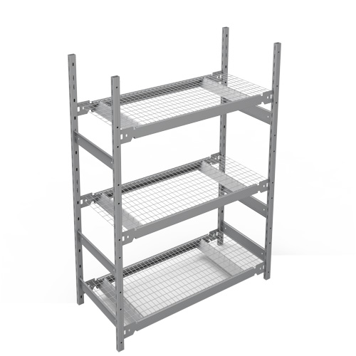 Wide Span Storage Shelving, Steel, Boltless, 1340 lbs. Capacity, 42" W x 60" H x 18" D Equipment World