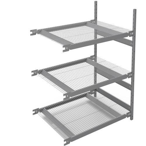 Wide Span Storage Shelving, Steel, Boltless, 1340 lbs. Capacity, 42" W x 60" H x 32" D Equipment World