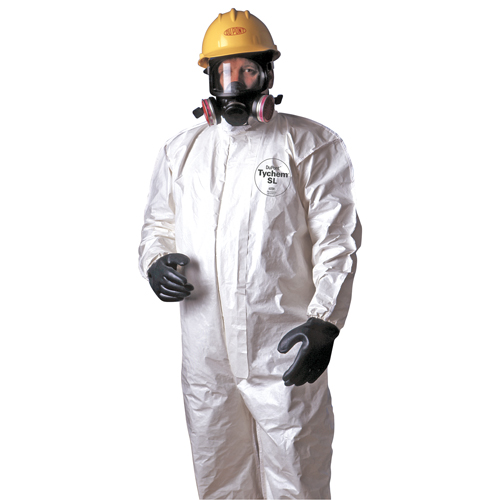 Tychem&reg; 4000 Coveralls, Large, White Equipment World