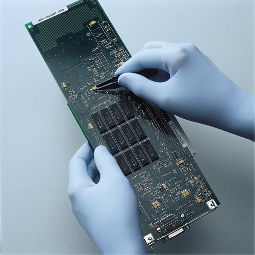 N-DEX&reg; Ultimate Gloves, Medium, Nitrile, 6-mil, Powder-Free, Blue Equipment World