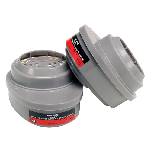 Advantage&reg; Respirator Cartridges, Gas/Vapour Cartridge, Organic Vapour/P100 Equipment World